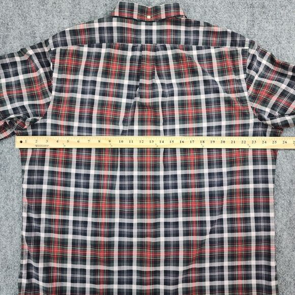 Ralph Lauren Shirt Mens XL Madras Plaid Classic Fit Long Sleeve Button Down - Picture 4 of 16